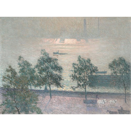 Sun effect on the Thames